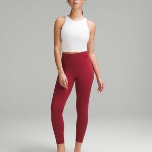 NWOT Lululemon Align HR Leggings 25” Prep Red 8